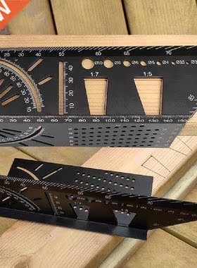 Black Aluminum Scriber Dovetail Marking Template Vertical