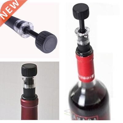 1PC Black Bottle Cap Stopper Reusable Airtight Wine Beer Sod