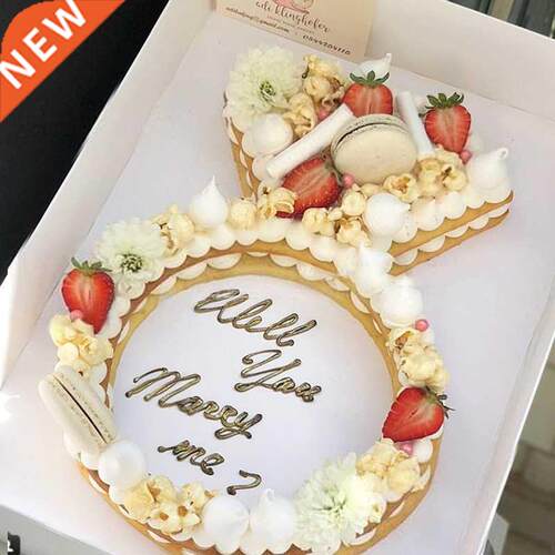 Diamond Ring ape Cake Mold PET Cookie Chocolate Cake Decor