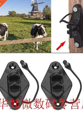 100Pcs Wood Post Pinlock Electric Fence Insulators Electric