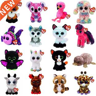 15CM Ty Beanie Glitter Big Eyes Fox Dog eep Koala Fi Kaw