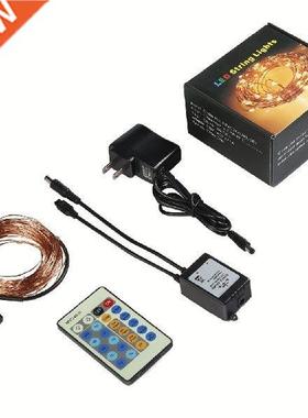 33ft/10m Remote Control LED Strng Lghts Copper Wre