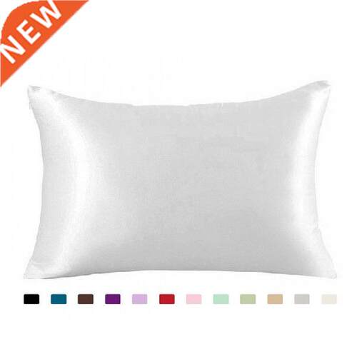 2021 Hot New 100% Queen Standard Satin Silk Soft Mulberry