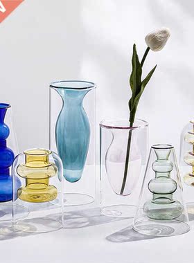 Nordic Decoration Home Glass Vase Living Room Decoration Hom