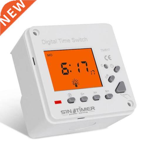 AC 110V 220V 7 Days Weekly Digital Electronic Timer Large LC