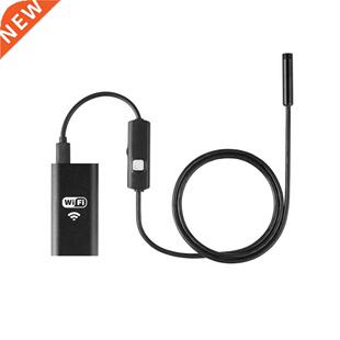 6 LED Adjustable 8mm WiFi Endoscope Flexible Waterproof Wire