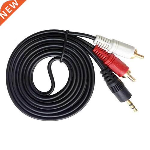 1.5M 3.5mm Plug Jack Connector to 2 RCA Male Music Stereo Ad