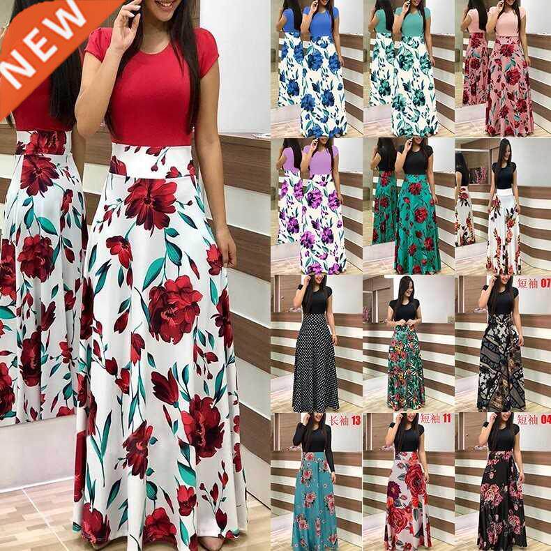 plus size Dress Women Dresses floral for cocktail club party图片