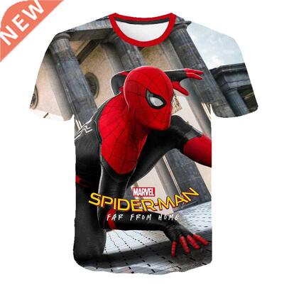 children t shirts fshion spider-mn boys t shirt Mrvel chi