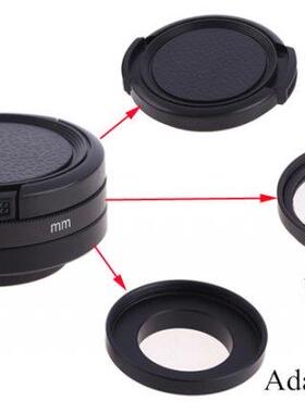 3 In1 37mm / 40.5mm / 52mm / 58mm UV Filter Lens Protector+
