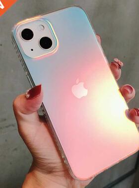 Luxury Matte Laser Aurora Phone Case for iPhone 1 Mini 1 P