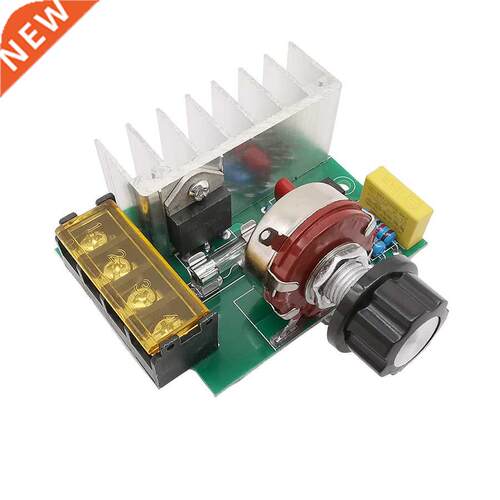 1Piece 4000W 220V AC Thyristor Voltage Regulator Adjustale