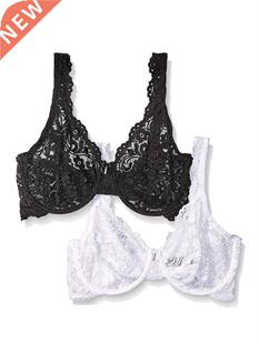 Full Lce Seethrough Br Women Thin Underwire Brlette Push