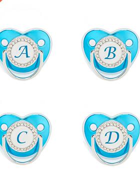 NEW 26 Name Initial Letters Silicone Newborn Kids Baby Ortho