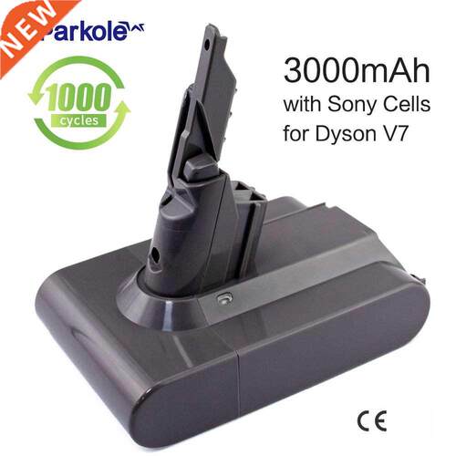 Sparkole 21.6V 3000mAh Li ion battery for dyson V7 replacem
