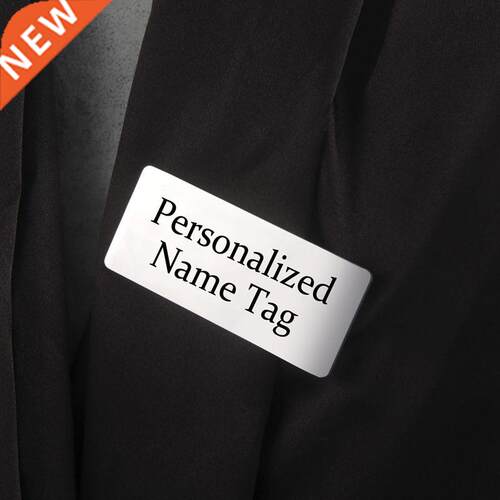Lemegeton Personalzed Custom Name Badge Brooch Pn Engraved