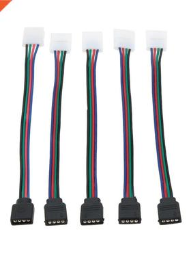 5x RGB LED Tape Licht Voor 5050 Extension Connector 13 cm Ge