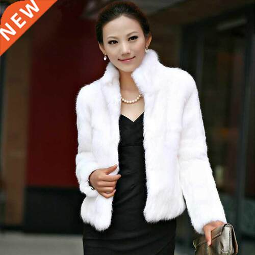 Women's Faux Fur Coat Fluffy Plu Coats New Autumn And Wint