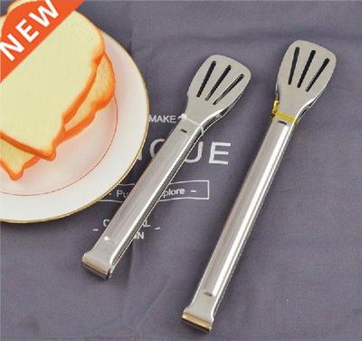 1pc ainless eel Food Tongs Anti Heat Bread Clip Pary