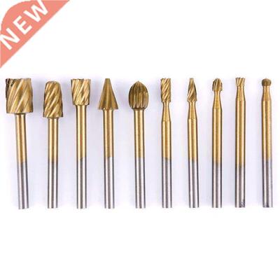 10Pcs HSS Router Drill Bit Set High Speed Steel Woodworking