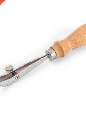 Outils d'artisanat du cuir en acier inoxydable | Creaser les