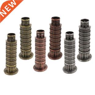 Metallic Leaning Tower of Pisa Statue Collectable Souvenir