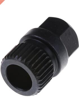 Black 33 Teeth Spline Alternator Clutch Free Wheel Pulley Re