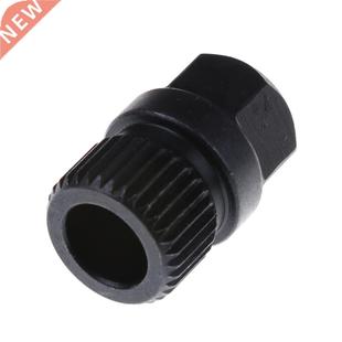 Black 33 Teeth Spline Alternator Clutch Free Wheel Pulley Re