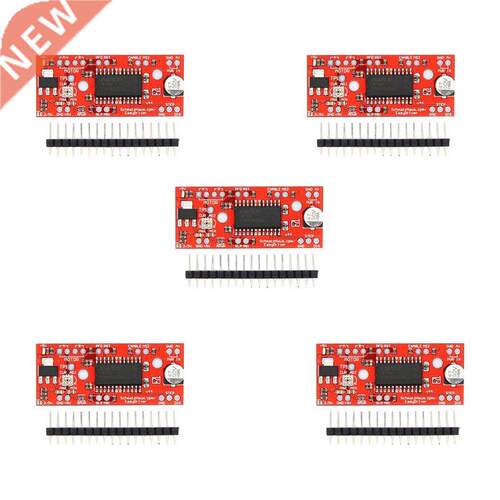 5Pcs A3967 Easy Driver Motor Driver V4.4+Pin Header For