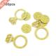 Hollow Glitter Diamond Ring 100 Pcs Paper Holiday Wedding