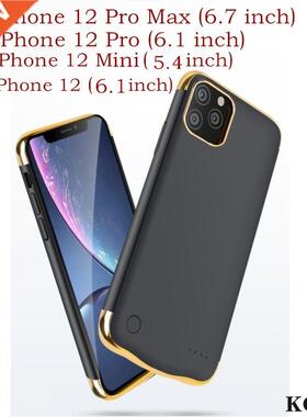 Power Bank Battery Charger Cases for iPhone 12/12 Mini Port