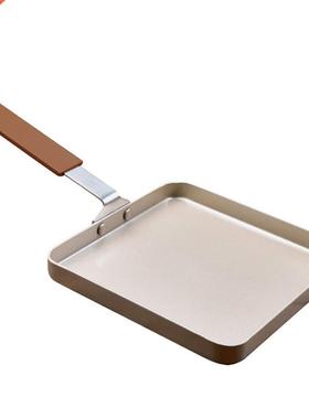 Long Handle Heat Evenly Easy Clean Square Fryng Pan Non
