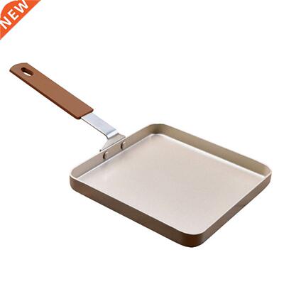 Long Handle Heat Evenly Easy Clean Square Fryng Pan Non