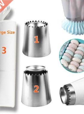 3pcs/set Cookie/Biscuit Ice Cream pastry tips cake mold