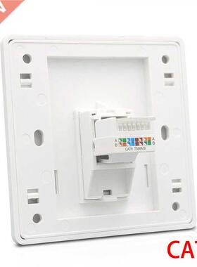 CAT6 RJ45 Network Wall Face Cover One Port Internet Panel Ex