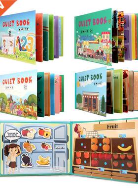 My First Busy Book Montessori Toys Baby Educational Quiet Bo