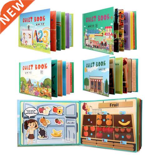 My First Busy Book Montessori Toys Baby Educational Quiet Bo