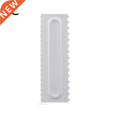 1pc Cream Scraper Irregular Teeth Edge Spatulas Cake Baking
