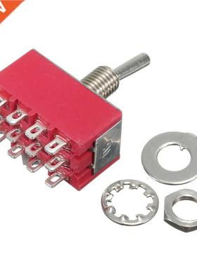 2A/250VAC 12 Pin SPDT ON-OFF-ON 3 Position Mini Toggle Switc