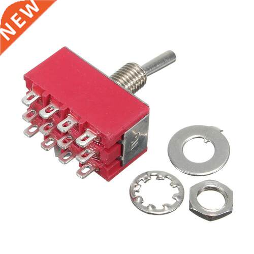 2A/250VAC 12 Pin SPDT ON-OFF-ON 3 Position Mini Toggle Switc