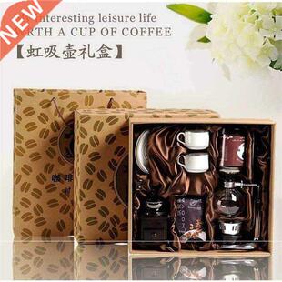 manual coffee grinder siphon pot siphon coffee pot set gift