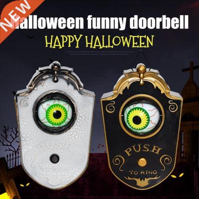 Halloween Doorbell Decoration Horror Props Led Luminous