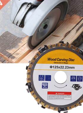 5inch 22mm Diameter 9 Tooth Chainsaw Disc for Angle Grinders