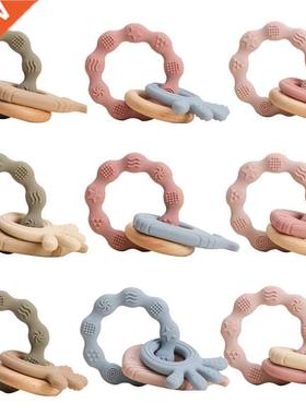 Let's Make Baby Teether Silicone Bracelet Bpa Free Cute Anim