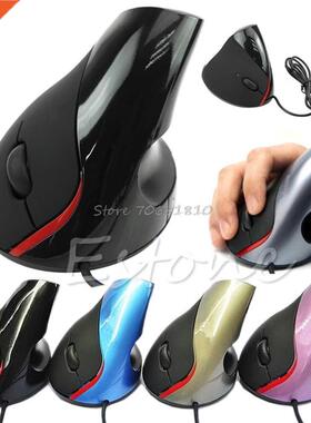 Ergonomic Design USB Vertical Optical Mouse Wrist Healing Fo