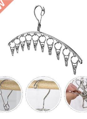 10/16/20 Clips Stainless Steel Clothes Drying Hanger