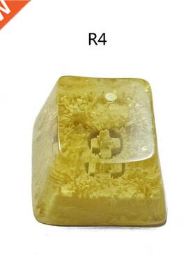 Rendering Handmade Customized OEM R4 Profile Resin Keycap fo
