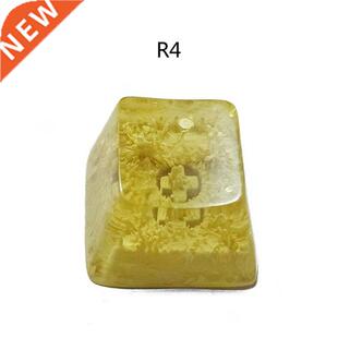 Rendering Handmade Customized OEM R4 Profile Resin Keycap fo
