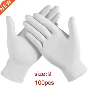 100pcs Household Kitchen Disposable Gloves Waterproof Nitril