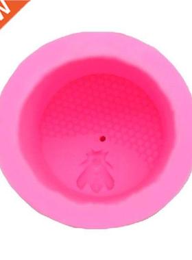 D Silinder Lebah Sarang Lebah Silikon Cetakan Lilin Sabun